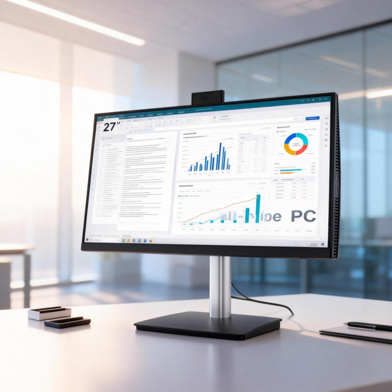 27 Inch 16:9 IPS All-in-One Office PC | All-in-One Sleek Hub for Seamless Office Productivity