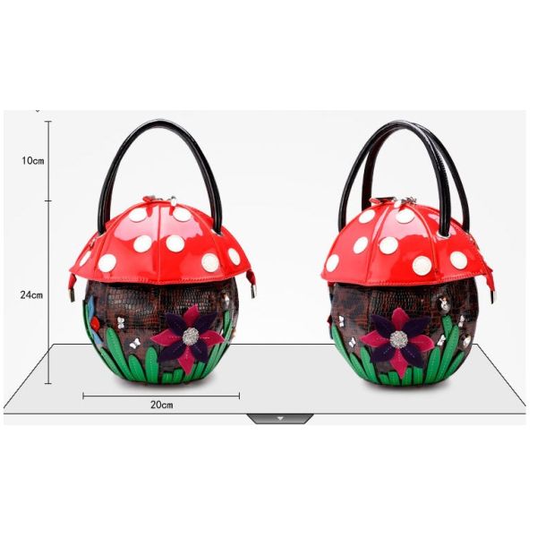 Mushroom Creative handbag fashion trend female cute cartoon character