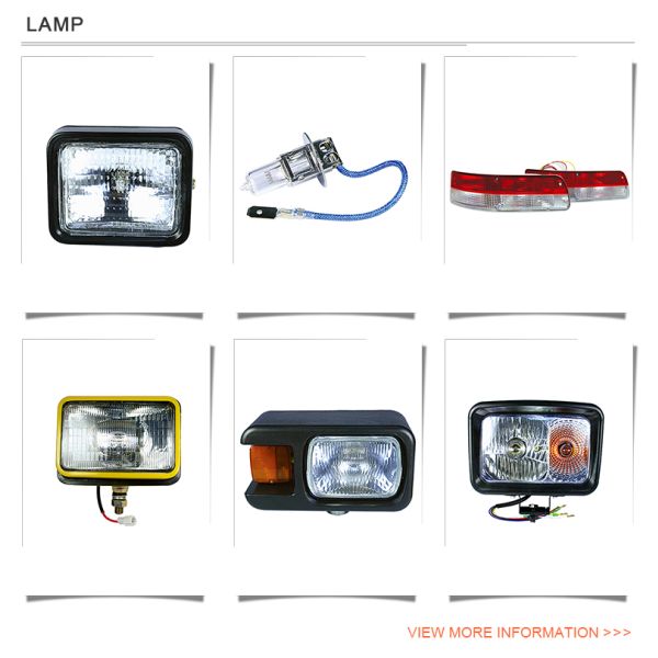 Komatsu Excavator Spare Parts , Iron Box Square Excavator Lamp 203-06-56140