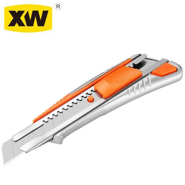 SX098 Aluminum Snap off Blade Cutters with High Carbon Steel blade and AUTO LOCK system