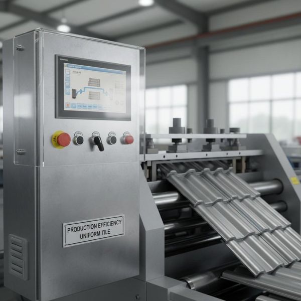 PLC Control Metal Roofing Roll Forming Machine with 45# Steel Rollers and 8-30m/min Forming Speed for Efficient Steel Tile Production