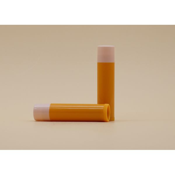 Случай губной помады оранжевых зеленых розовых трубок бальзама губы цвета косметический для личной заботы
