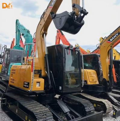 Segunda mano Sany 75 Excavadora hidráulica utilizada Digger para todo terreno