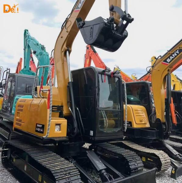 Segunda mano Sany 75 Excavadora hidráulica utilizada Digger para todo terreno