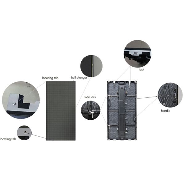500x500mm Die Cast Aluminum Cabinet SMD1921 LED Lamp