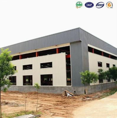 Water Proofing Prefabricated Light Structural Steel Structure Warehouse/Workshop for Sale