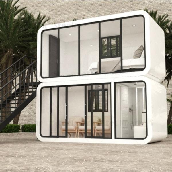 Luxurious Apple Cabin House Movable Prefabricated Container House