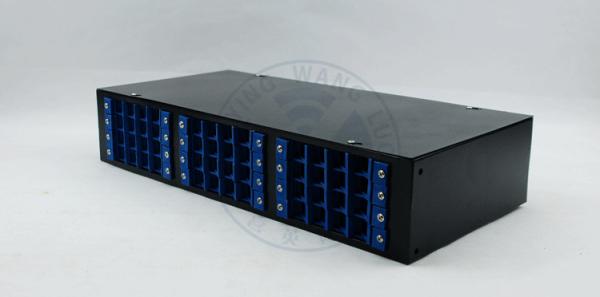 XYFiber 48Port Rack Mount Fiber Optic Terminal Box , Fiber Patch Panel 2U 19 inch