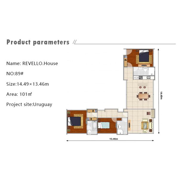 Customized Prefab Bungalow Homes