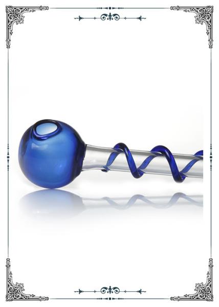 Blue Pyrex Glass Oil Burner Mini Glass Water Bong Oil Burning Pipe Orange Smoking