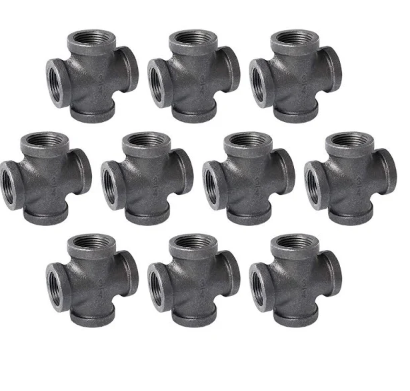 ASME B16.9 SS304 SS316 Cross Pipe Fittings Butt Weld Cross Forged