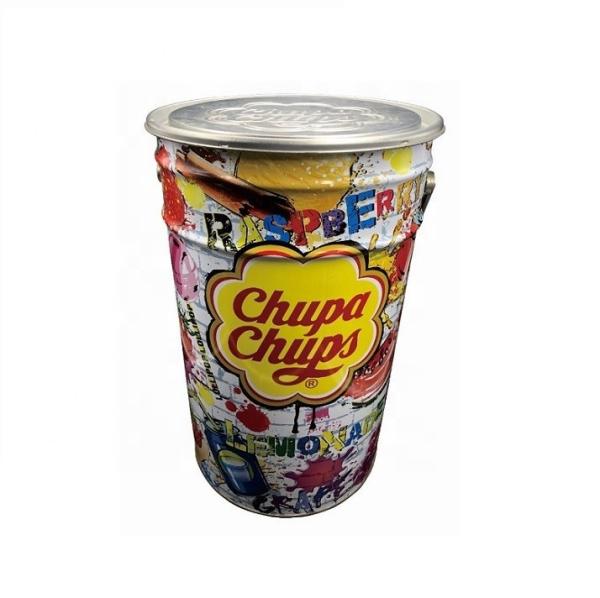 DADI  6.5 Gallon Metal Popcorn Tin For Candy Chocolate Lollipop CMYK PMS UV Printing