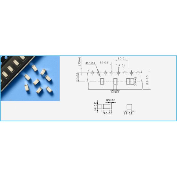 Arrester газовой лампы 10kA нагнетательной трубы 230V 20% GDT Pin газа 3 SMD 3