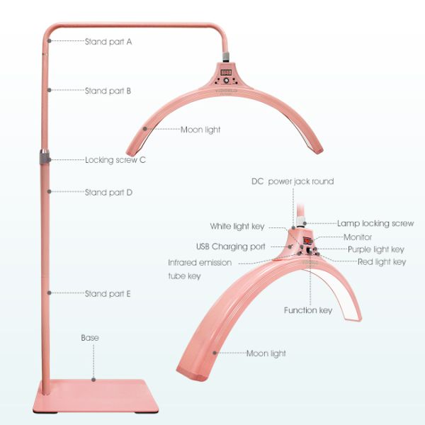 свет РФ плетки торшера кольца 60В половинный для ресниц салона красоты татуировки