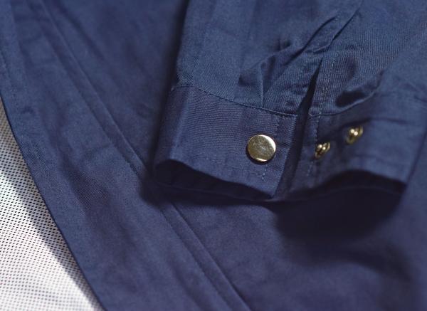 Fashion Navy Blue Jaqueta de arrefecimento de manga longa com ventilador de arrefecimento de dispositivo semicondutor
