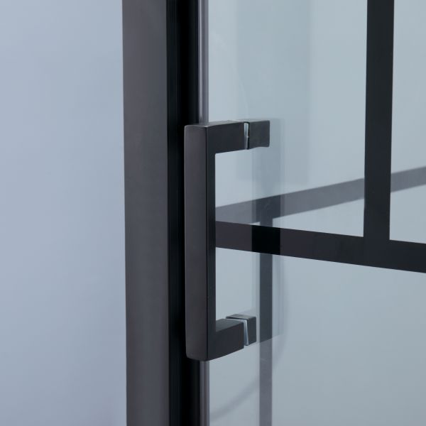 Fashion Pivot Door, Corner Shower Stalls , Square Shower Cabin with white acrylic tray