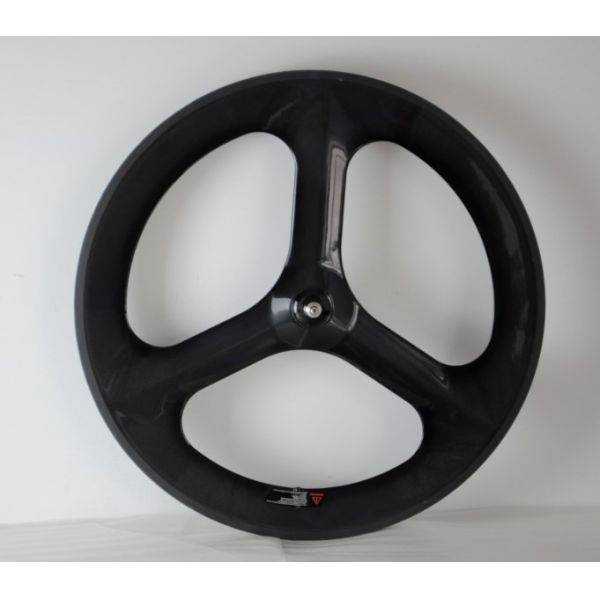 Hot sale CHEAP 700c Chinese tri-spokes carbon clincher wheel for road bicycle&track bike