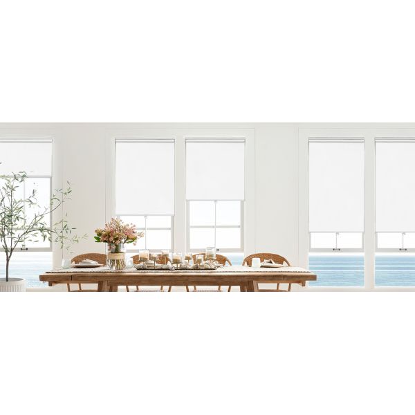 100% Polyester White Coated Fabric Printed Curtain Blackout Roller Blinds Fabric