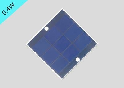 Quadrate Monocrystalline Sunpower Solar Panels 0.4W 4.95 Volt With Pet Front Cover