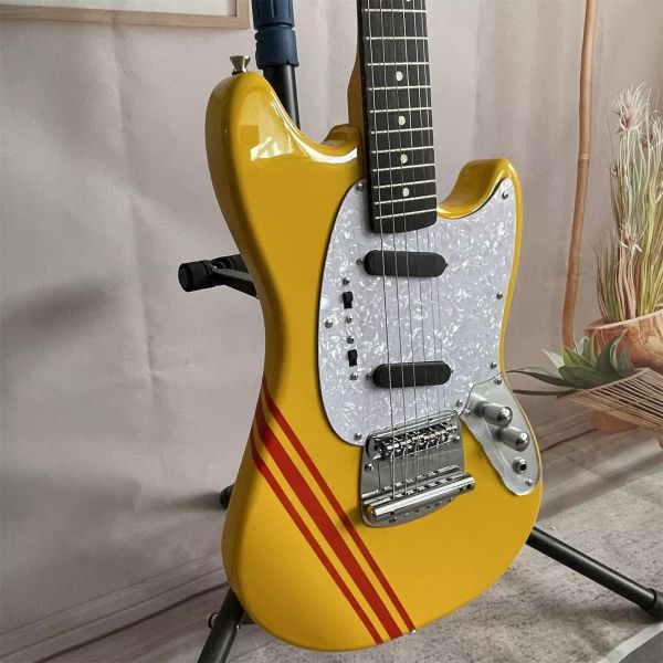Custom Fender Mustang Vintera II '70S Competition Mustang Electric Guitar SS Pickup Dot Inlay