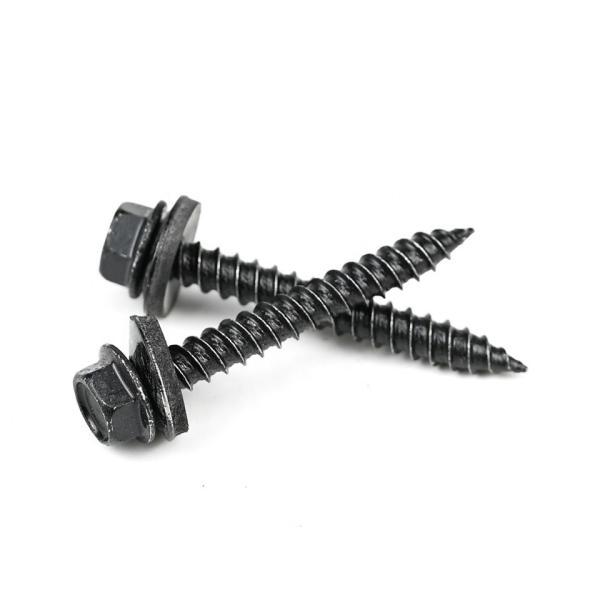 ZINC Finish Flange Hex Head Wood Screw for Wooden Building Materials and Structures