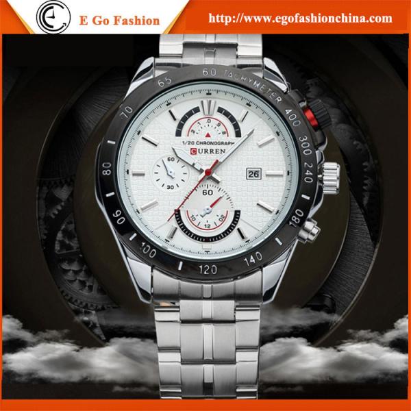 Quality Guarantee Stainless Steel Watch Man Quartz Watches for Man Business Big Dial Watch