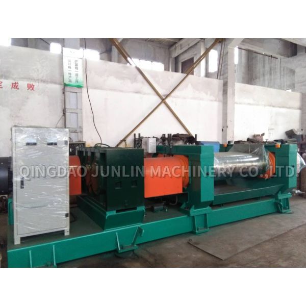 PLC Control Electric Heating Water Cooling Rubber Two Roll Open Mixing Mill
