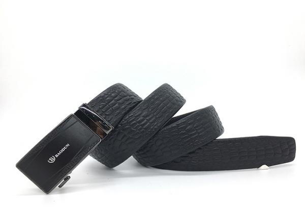 Correia automática da curvatura dos homens uniformes do couro 140CM de Croco
