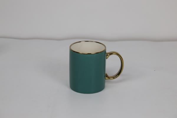 340cc straight handgrip mug milk mug tableware for office and home customized colors