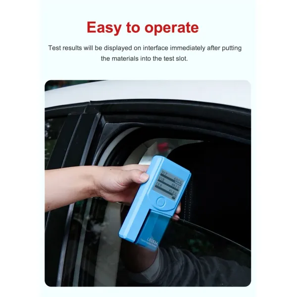Ls163 Ls163A Portable Rotatable Screen Glass Car Window Tint Meter Solar Film Tester