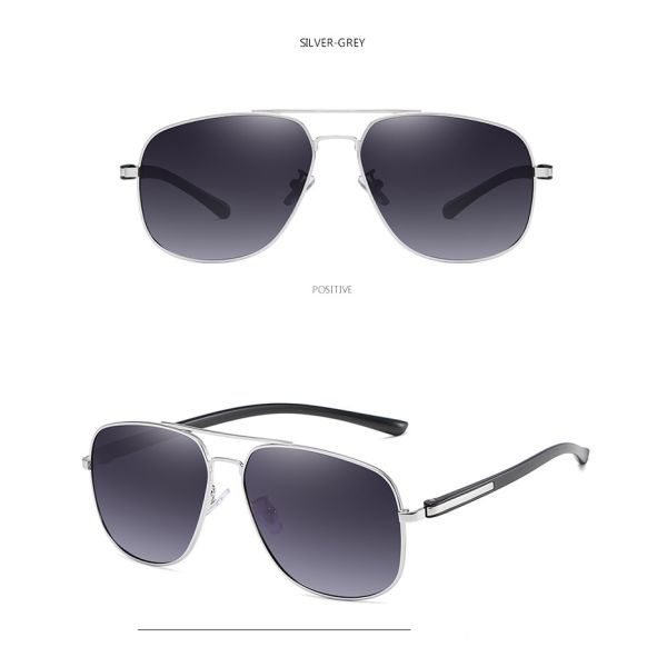 Unique Trending Uv400 Polarized Sunglasses BSCI Square Ocean Lens