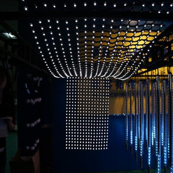 HM4 P50 LED Glass Screen Full Color Curved LED Display 120W For Advertising