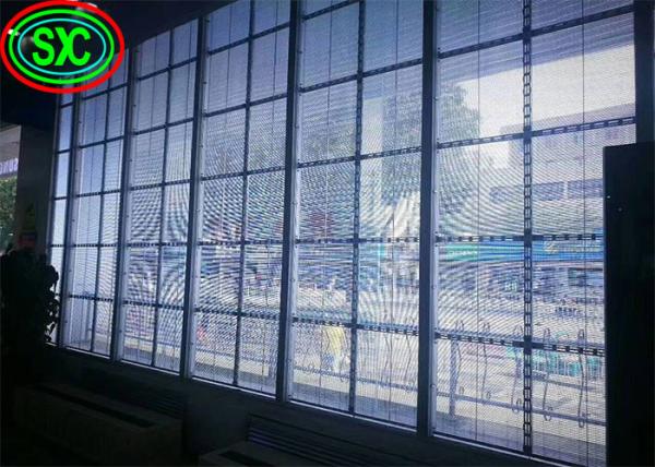 Full Color Indoor SMD1921 Transparente LED Video Wall transparente LED display de tela