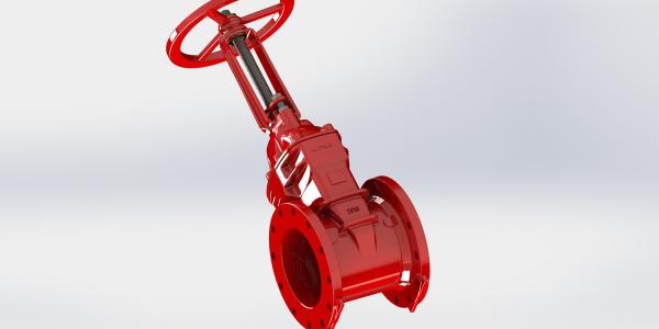 Ductile Iron fm approved gate valve Light Operation Torque 2”-12 High Torque