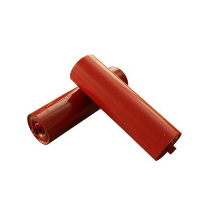 Batching Plant Belt Conveyor Roller / Q235 ST14 Carrying Idler Roller
