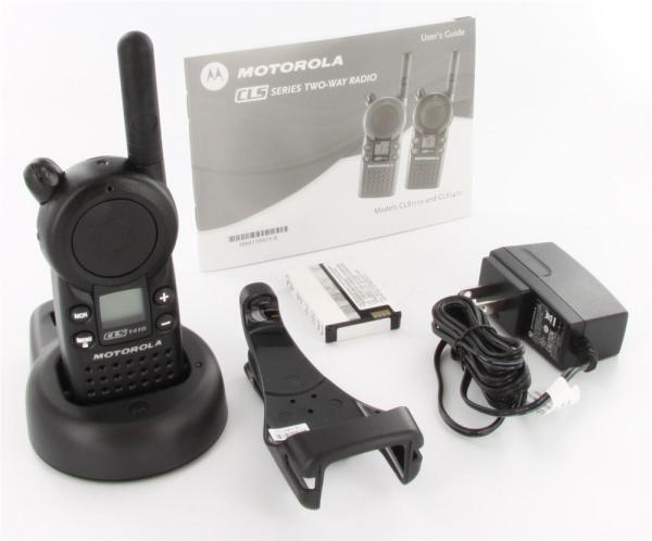 Motorola CLS1410 Walkie Talkie 10W UHF VHF IPX7 Waterproof