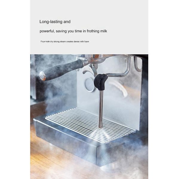 40*36*34* Professional Espresso Maker with Adjustable Four-Hole Steam and Milk Frother
