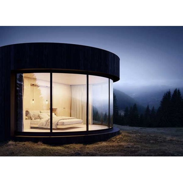 Modular Light Steel Modern Prefab Homes Round Pre Built Homes Dome Hotel Unit