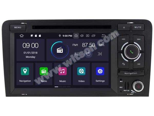 7'' Screen Audi Car Stereo Without DVD Deck For  A3 2 8P Auto Stereo S3 RS3 Sportback 2003-2012