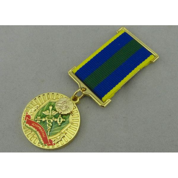 Zinc Alloy Custom Awards Medals Die Casting with Transparent Enamel