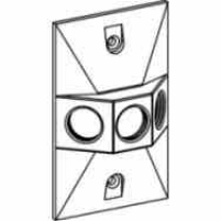 Алюминий поднял прямоугольные погодостойкие крышки штепсельной розетки крышек коробки электрические