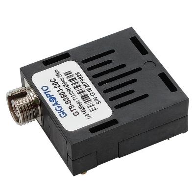 ST do SC FC do único módulo do transceptor do transceptor 155Mbps BIDI TX1310nm RX1550nm 20km SMF da fibra 1x9 único