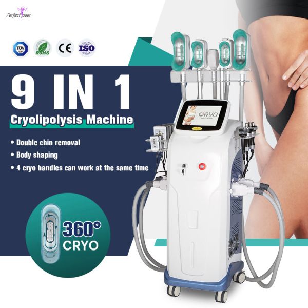 360 Cryolipolysis Slimming Machine Многофункциональная вакуумная кавитационная машина RF