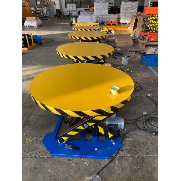 Неподвижная таблица подъема с Turntable Carousel/вращая емкостью таблицы подъема 2200lbs
