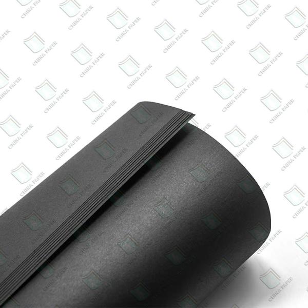 Cartão de papel preto para embalagens e caixas de presentes