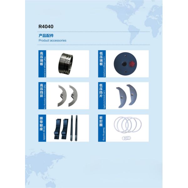 Fiberglass High Temperature Resistance R8040-300PSI Membrane Housing