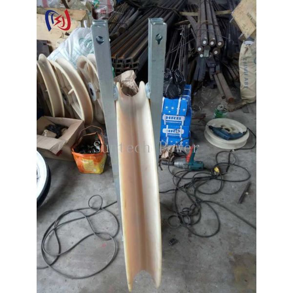 Polea de tendido de cable OPGW de 20KN-50KN, bloques de tendido de conductores