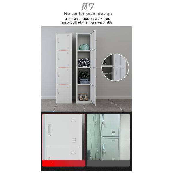 Two Tier Steel Medicine Display Cabinet Office Furniture For Employee