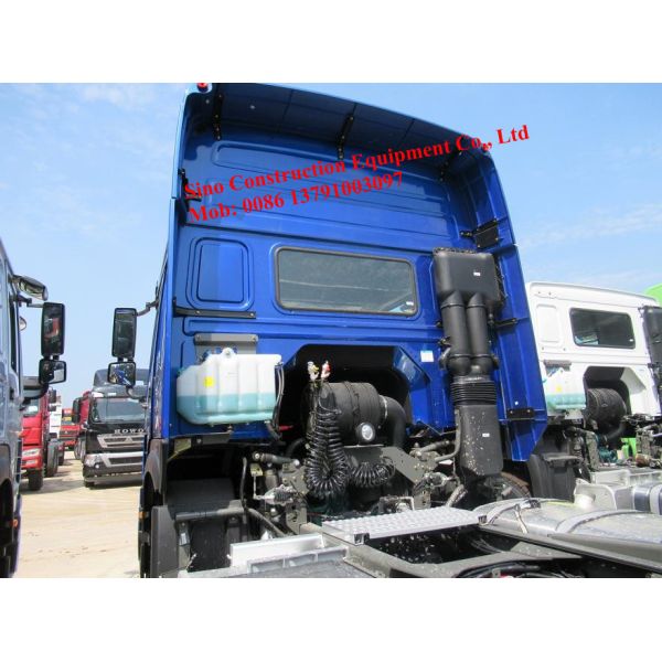 Тележка трактора евро ИИИ 371хп 6кс4 диаманта голубая с дефлектором ветра