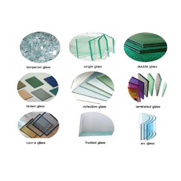 Interior Design Aluminum Frame Sliding Glass Doors Bathroom Toilet Application